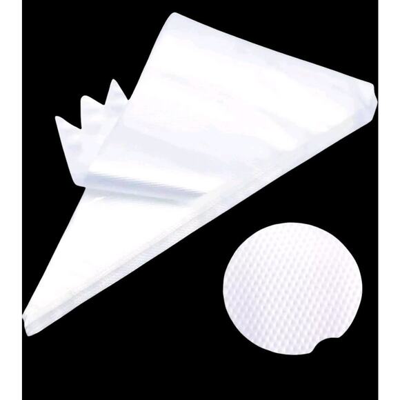 24 Inch Extra Large Piping Bags - 100 Pack Disposable Non-Slip Thickened Pastry - Picture 1 of 3